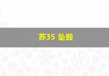 苏35 坠毁